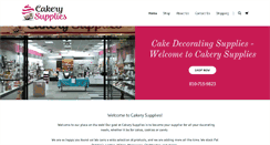 Desktop Screenshot of cakerysupplies.com