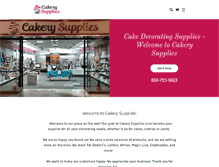 Tablet Screenshot of cakerysupplies.com
